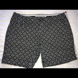 Shorts, Tailored Black Pattern